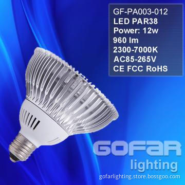 12W LED Spot Light/ LED PAR Light/ LED PAR38 with E27 CE/RoHS/FCC